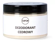 Dezodoranty i antyperspiranty unisex - La-Le Dezodorant w Kremie Cedrowy, La-Le, 150ml - miniaturka - grafika 1