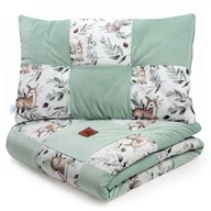 Pościel dla dzieci - Pościel dla dzieci kołderka 100x140 z płaską poduszką 40x60 patchwork - miniaturka - grafika 1