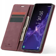 Etui i futerały do telefonów - Spacecase Etui Wallet Galaxy S9 red - miniaturka - grafika 1