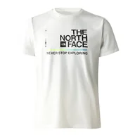 Koszulki sportowe męskie - Koszulka The North Face Foundation 0A55EFQ4C1 - biała - miniaturka - grafika 1