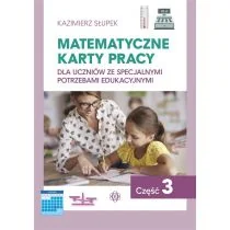Matematyczne karty pracy cz. 3 - Pedagogika i dydaktyka - miniaturka - grafika 1
