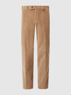 Spodnie męskie - Spodnie o kroju regular fit ze sztruksu model ‘Parma’ - grafika 1