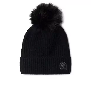 Czapka Columbia Winter Blur Pom Pom Beanie 1862101010 - czarna - Czapki damskie - miniaturka - grafika 1