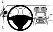 Uchwyty samochodowe do telefonów - ProClip do Volkswagen Golf VI 09-12 - miniaturka - grafika 1