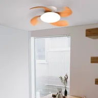 Wentylatory sufitowe - Mantra Iluminación Wentylator sufitowy LED Aloha drewno silnik DC cichy Ø 90 cm CCT - miniaturka - grafika 1