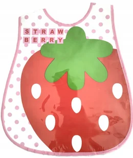 ŚLINIAK DLA DZIECKA TRUSKAWKA - Śliniaki i fartuszki - miniaturka - grafika 1