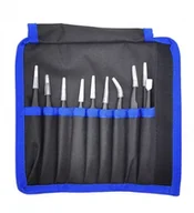 Kombinerki i obcęgi - Pęsety pincety zestaw 10 szt. - miniaturka - grafika 1