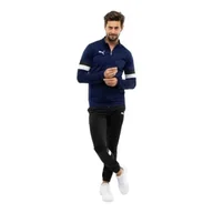 Dresy męskie - Puma Dres Męski Kompletny Teamrise Tracksuit Granatowy/czarny r.XL - miniaturka - grafika 1