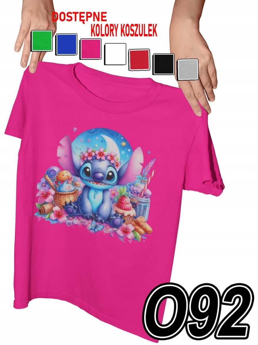 Koszulka Dziecięca Z Nadrukiem Lilo & Sticz Angel Różne Słodki - L 146-152