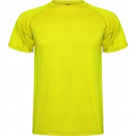 Koszulki męskie - Koszulka Sportowa Męska T-shirt CONTROL DRY ROLY 0425 FLUOR YELLOW S - miniaturka - grafika 1