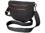 Nerki - Nerka Damska Na Ramię, Szara Torebka Damska, Saszetka Na Szerokim Pasku - miniaturka - grafika 1