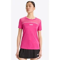 Tenis ziemny - Koszulka tenisowa damska Diadora L. SS Core T-Shirt - miniaturka - grafika 1