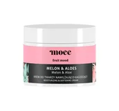 Kremy do twarzy - Moee, Fruit Mood, Nawilżająco-łagodzący krem do twarzy Melon & Aloes, 50 ml - miniaturka - grafika 1