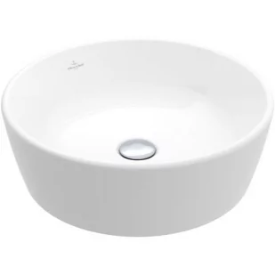 Villeroy & Boch Architectura umywalka 45 cm nablatowa okrągła CeramicPlus Weiss Alpin 5A2546R1 - Umywalki - miniaturka - grafika 1
