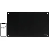 Ogrzewanie przenośne - Mill Glass grzejnik konwekcyjny 600 W z wyświetlaczem LED czarny GL600WIFI3BLACK - miniaturka - grafika 1