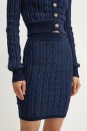 Spódnice - Guess spódnica TIFFANY kolor granatowy mini ołówkowa W4BD0T Z3K40 - miniaturka - grafika 1