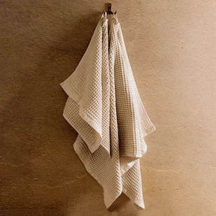 Ręcznik VAFFEL beżowy 70x130cm - Ręczniki - miniaturka - grafika 1