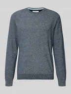 Swetry męskie - Sweter z dzianiny o kroju regular fit z czystej bawełny - miniaturka - grafika 1