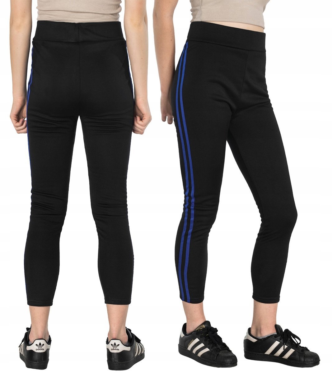 Spodnie Legginsy Getry Damskie Ocieplane 6040-1 XL