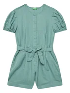 Kombinezony dla dzieci - United Colors Of Benetton Kombinezon 43WBCT014 Zielony Regular Fit - miniaturka - grafika 1