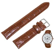 Akcesoria do zegarków - Skórzany pasek do zegarka Casio BEM-302L brązowy 20 mm - miniaturka - grafika 1