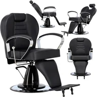 Fotele fryzjerskie - Fotel fryzjerski barberski hydrauliczny do salonu fryzjerskiego barber shop Carrie Barberking - miniaturka - grafika 1