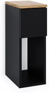 Szafki nocne - SZAFKA NOCNA WĄSKA Z SZUFLADĄ STOLIK NOCNY Z PÓŁKĄ, wymiary: 20 x30 x55 cm - miniaturka - grafika 1