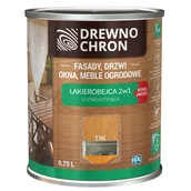 Farby i impregnaty do drewna - Drewnochron Lakierobejca 2w1 tik 0,75 l - miniaturka - grafika 1