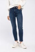Spodnie sportowe damskie - Spodnie jeansowe Slim Fit, D MERCY 12 - Volcano - miniaturka - grafika 1