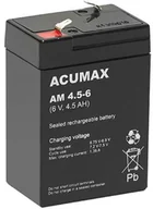 Baterie do zasilaczy awaryjnych UPS - Akumulator ACUMAX serii AM 6V 4,5Ah  -  - 38 sklepów w całej Polsce - miniaturka - grafika 1
