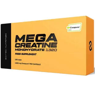 SCITEC Mega Creatine Monohydrate 1320 120caps - Kreatyna - miniaturka - grafika 1