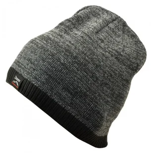 Męska Zimowa Czapka Szaro-czarna z polarem - L/XL TOMORROW ST-511B - Czapki damskie - miniaturka - grafika 1