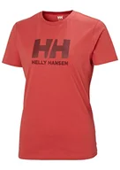 Koszulki i topy damskie - Helly Hansen Damska koszulka z logo W HH, czerwona mak, S - miniaturka - grafika 1