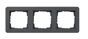 Klawisze i ramki - Gira Ramka potrójna E1 - antracyt - miniaturka - grafika 1