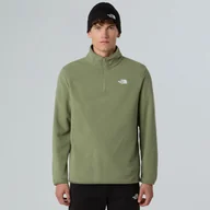 Sport OUTLET - Bluza polarowa męska The North Face Glacier Fleece 1/4 Zip bark mist WYSYŁKA W 24H 30 DNI NA ZWROT - miniaturka - grafika 1