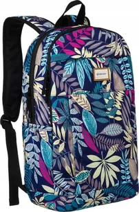 Rovicky Klasyczny, damski plecak z poliestru w roślinny wzór - Rovicky NoSize - Torebki damskie - miniaturka - grafika 1