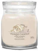 Świece - Yankee Candle Świeca zapachowa Warm Cashmere średnia - miniaturka - grafika 1