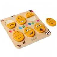Tablice dla dzieci - Tablica Do Nauki Emocji Drewniane Jajka - miniaturka - grafika 1