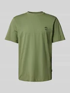 Koszulki męskie - T-shirt z prążkowanym, okrągłym dekoltem model ‘JENS’ - miniaturka - grafika 1