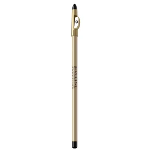 Eveline Eyeliner Pencil kredka do oczu z temperówką czarna 7859 - Eyelinery - miniaturka - grafika 4