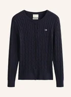 Swetry damskie - Gant Kardigan blau - miniaturka - grafika 1