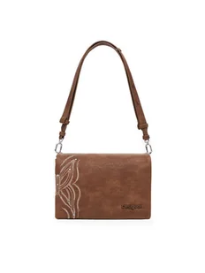 Desigual Torebka 25SAXP86 Brązowy - Torebki damskie - miniaturka - grafika 1