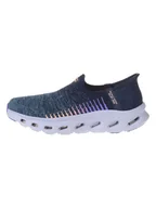 Kapcie damskie - Skechers Slippersy "Go Walk Glide" w kolorze granatowym - miniaturka - grafika 1