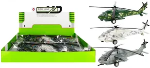 Mega Creative, Helikopter metalowy 26 cm, 482341 - Samoloty i helikoptery - miniaturka - grafika 1