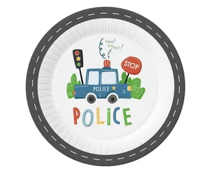 Talerzyki papierowe Police 23cm 6szt - Godan - Naczynia i sztućce jednorazowe - miniaturka - grafika 1
