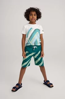 Spodnie i spodenki dla chłopców - Reima szorty kąpielowe dziecięce Papaija kolor zielony - grafika 1