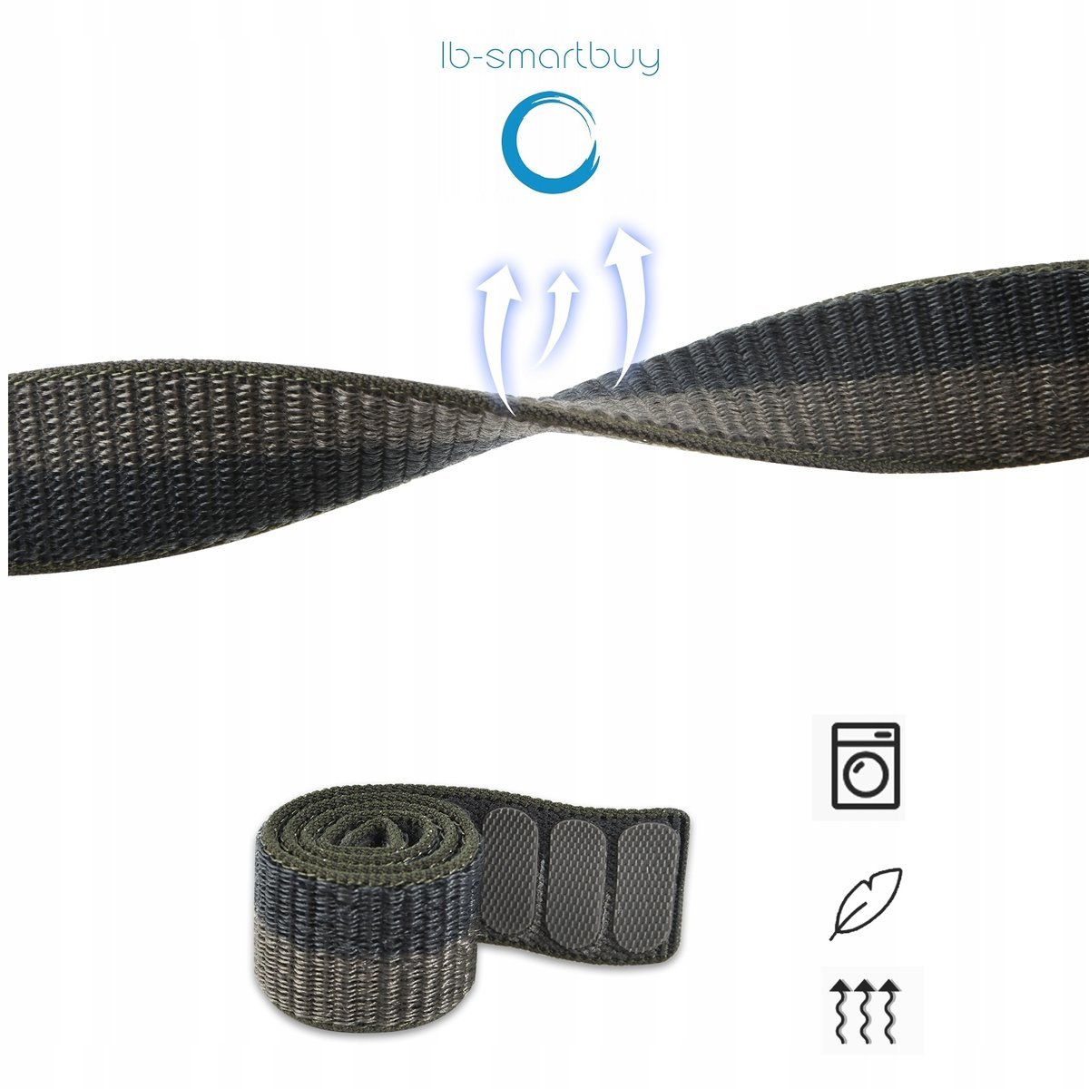 Nylonowy Elastyczny Pasek do Garmin Instinct 3 /Solar Koperta 50mm