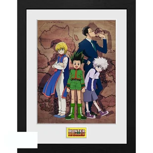 Plakat w ramce HUNTER X HUNTER - "Key Art Map" (30x40 cm) - Plakaty - miniaturka - grafika 1