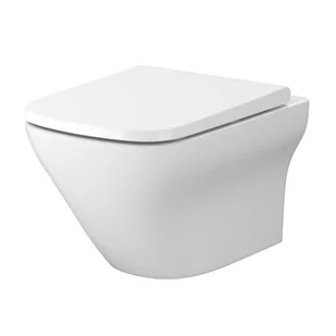 Cersanit Larga Square Toaleta WC 52x36 cm CleanOn bez kołnierza biała K120-004 - Miski WC - miniaturka - grafika 1