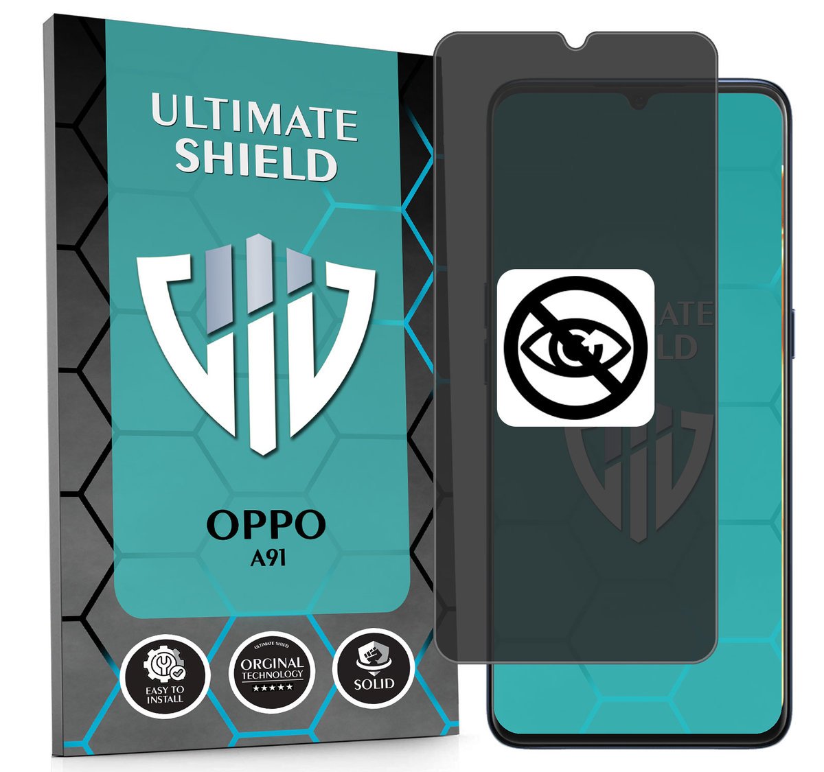 NAJLEPSZA FOLIA 5D ANTYSZPIEGOWSKA DO OPPO A91 HYDROŻELOWA MATOWA